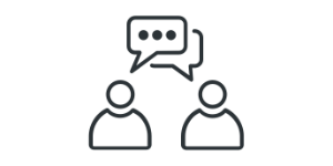 One to one support icon One to one support icon