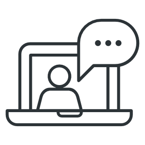 Online training icon Online training icon