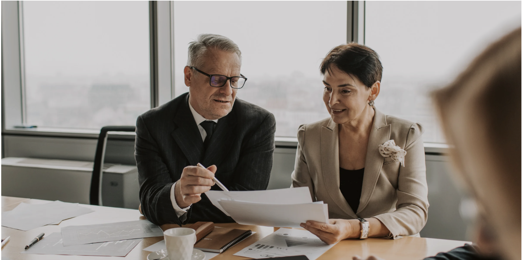 Discussing a document